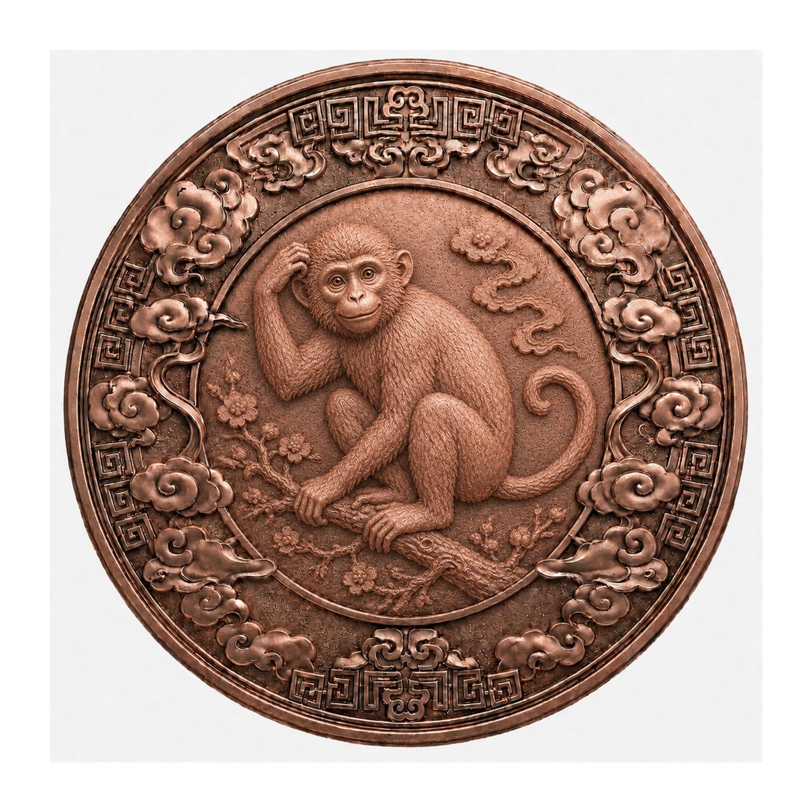 Genérico Moneda de Cobre del Zodiaco Chino, 12 Animales, Monedas de Recuerdo conmemorativas, Regalos coleccionables