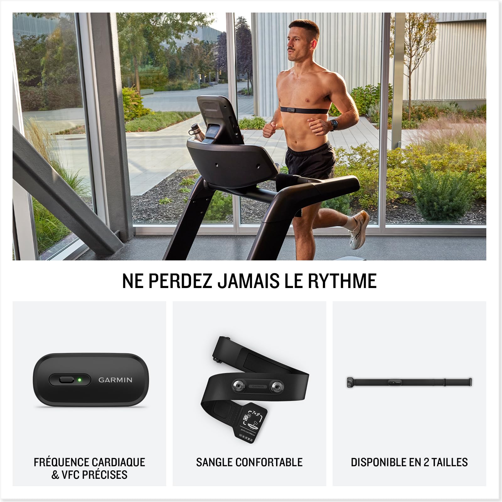 Garmin HRM 200 - Heart Rate Monitor - Size M - XL : Amazon.com.be