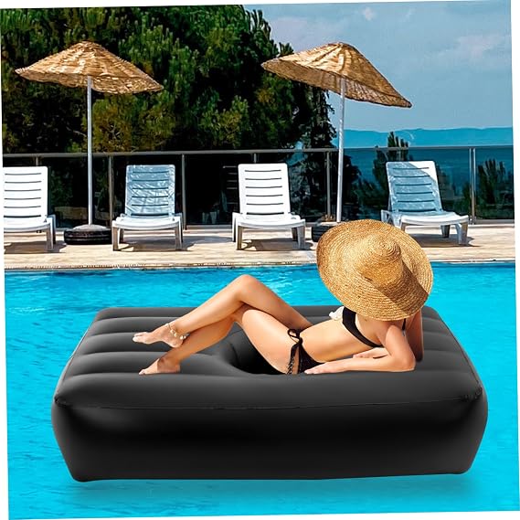 Inflatable Ergonomics BBL Bed with Hole – Comfortable Bbl Chair for Indoor Outdoor Use, 77x44x17