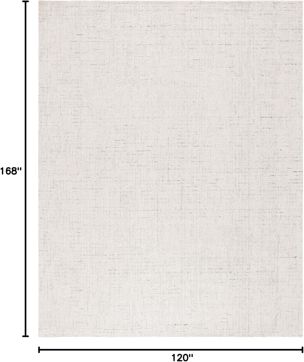 Safavieh Abstract Wool Area Rug 10x14 Ivory Grey Handmade