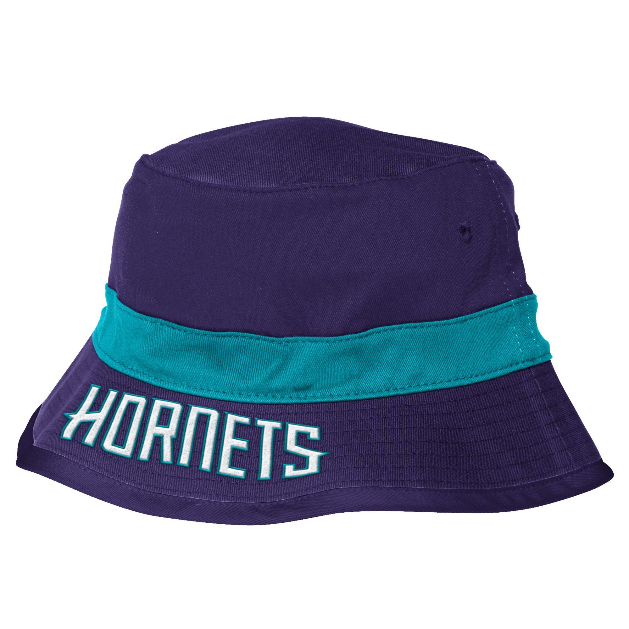 NBA Charlotte Hornets Men's Team Nation Bucket Hat, Purple, Small/Medium