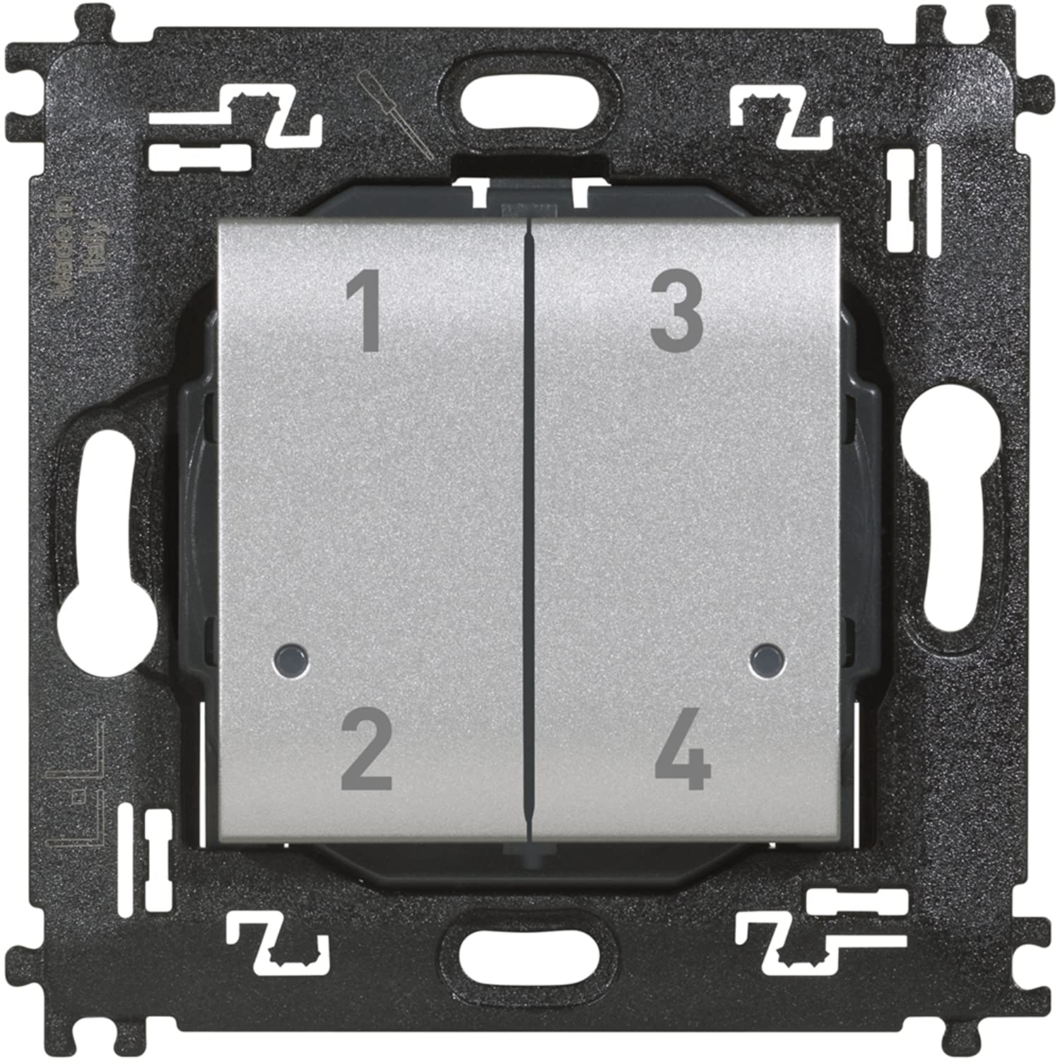 Legrand NT4575CW plaque de commutation obturateur cache trou boite encastrement