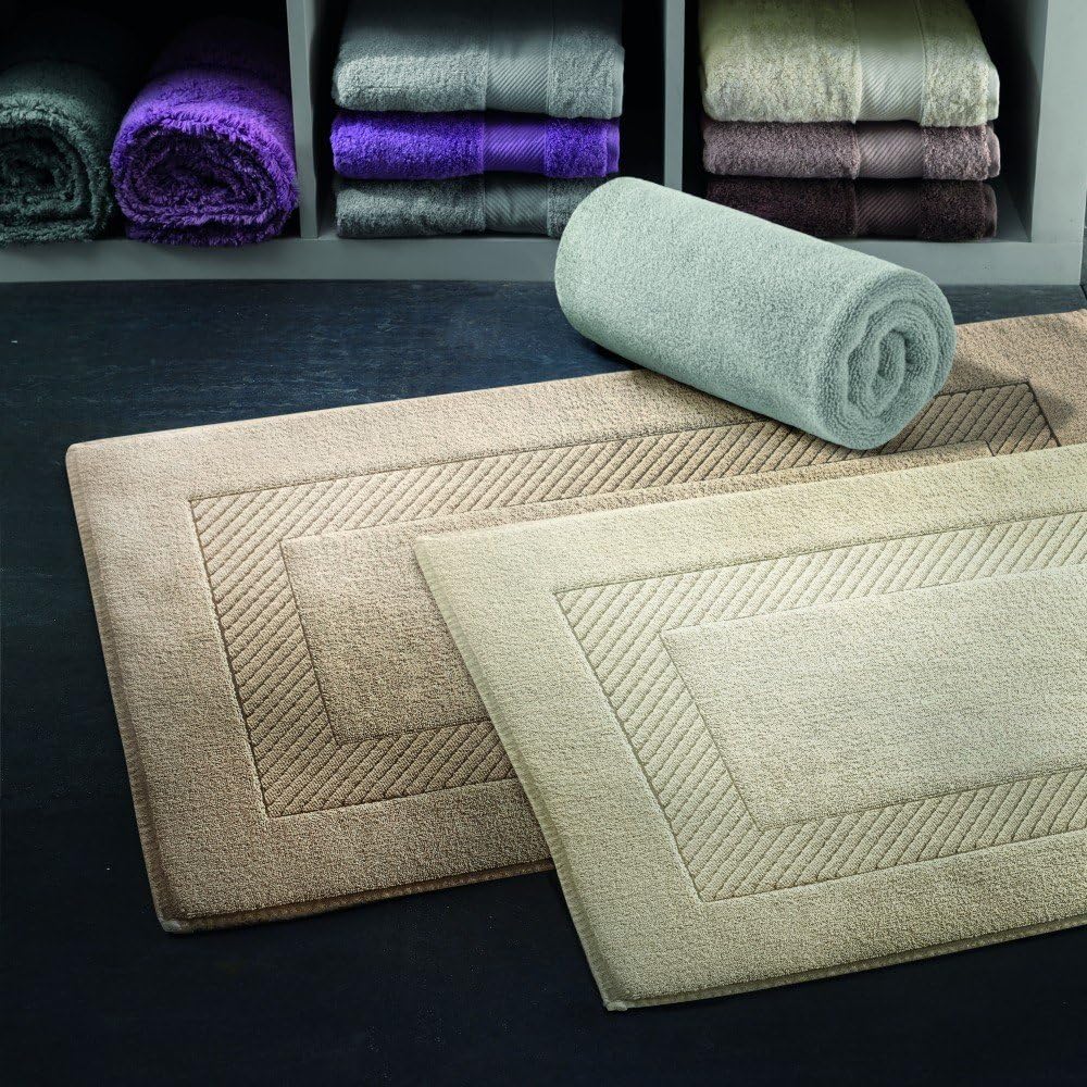 Gabel Tappeto Bagno Jaquard Mille By 70x140 Sistema Antiscivolo Var Greige Amazon It Casa E Cucina Tappeti Da Bagno Gabel