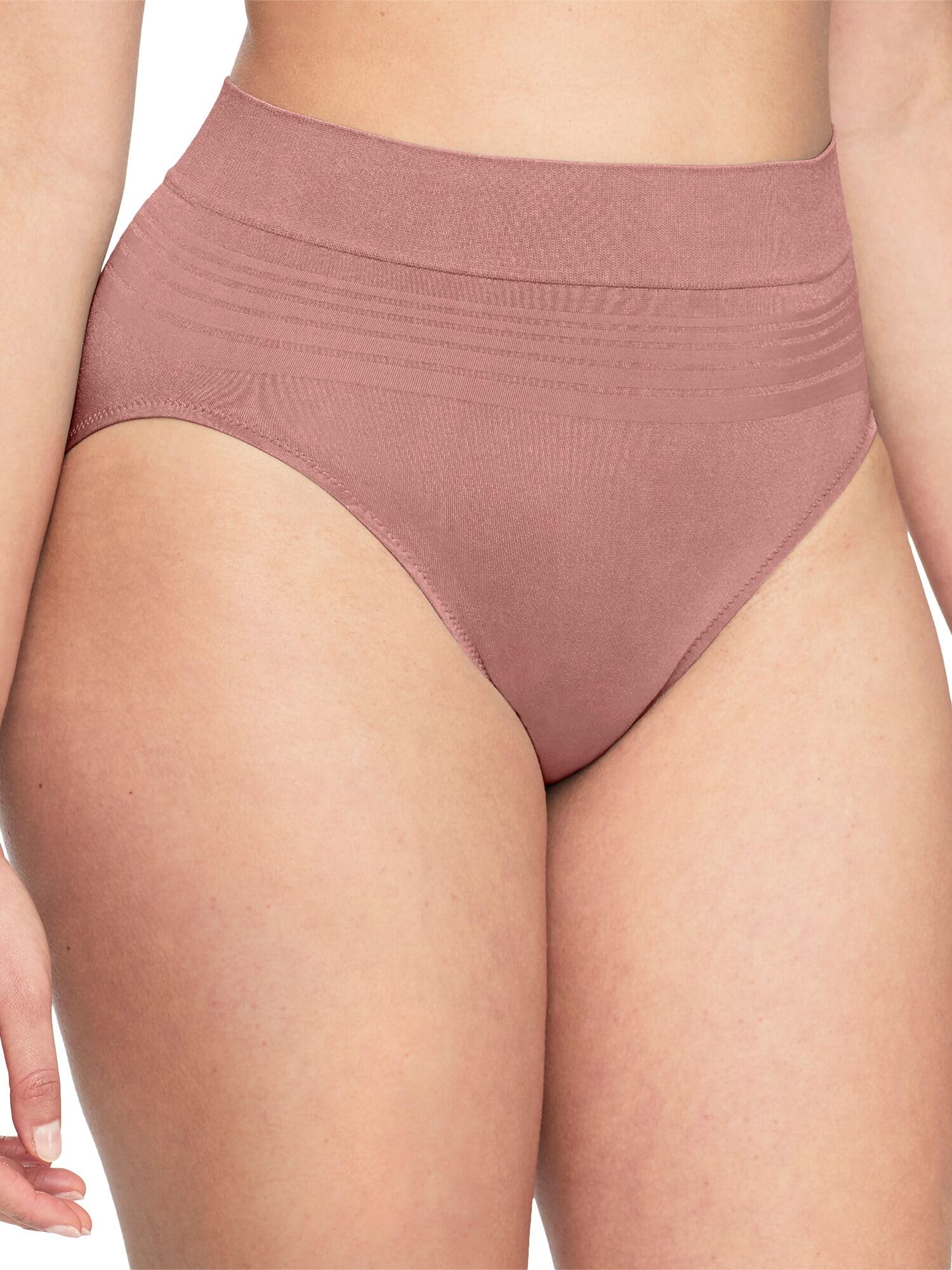 Warner's womens No Pinching No Problems Dig-free Comfort Waist Smooth and Seamless Hi-cut Rt5501p