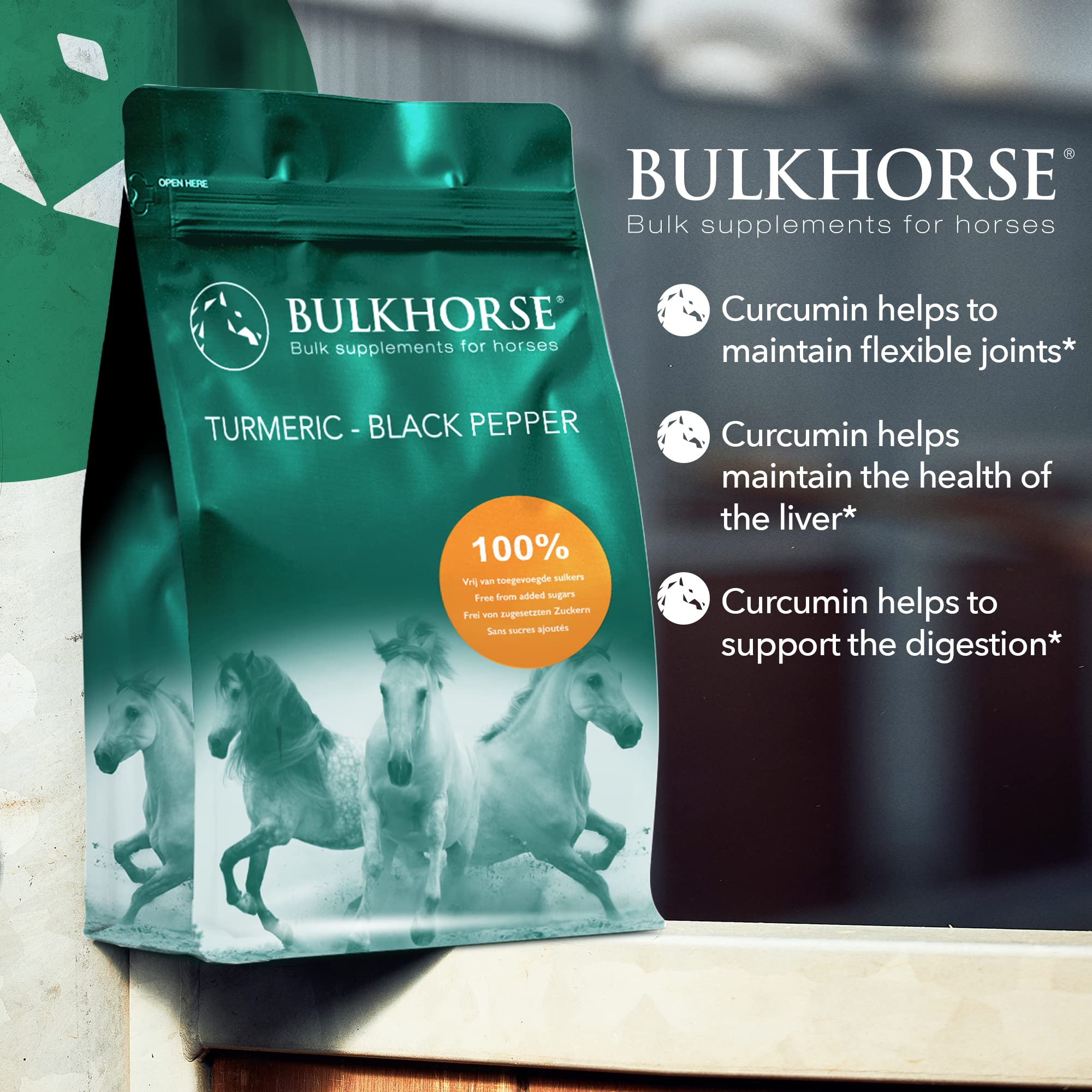 Kurkuma + schwarzer Pfeffer | KURKUMA für die GELENKFUNKTION und VERDAUUNG | 100% frei von zugesetztem Zucker | 5000 g