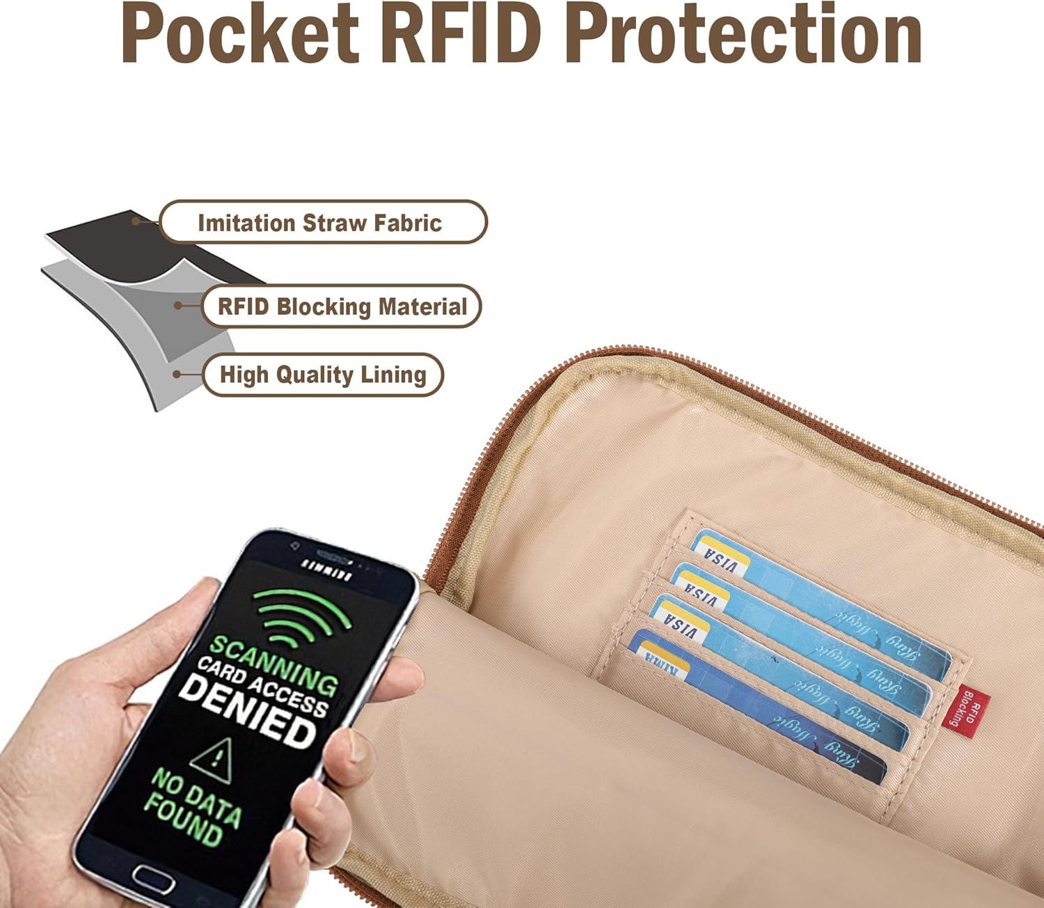 NEICOA Small Faux Straw Purses for Women Raffia Beach Purse Crossbody Bag for Women Vacation Summer Travel - Image 3