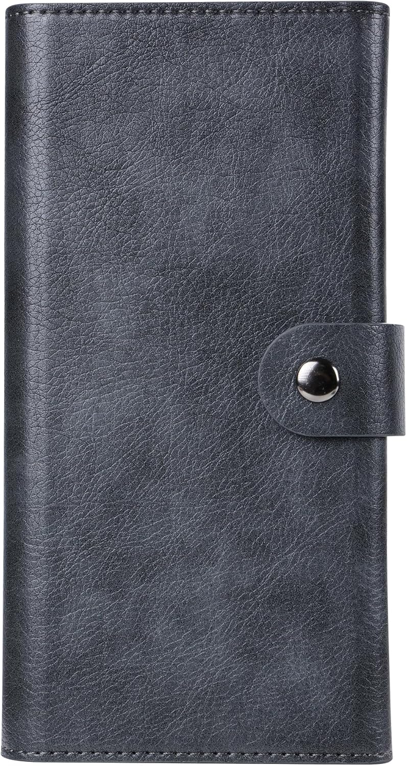 ViLi GV Galaxy S23 FE SCG24 Compatible Wallet Type Card Detachable Magnet 2 in 1 Case Separation Type 2-Way Card Storage Strap Notebook Type Black CGAS23FE -VL-GV-BK