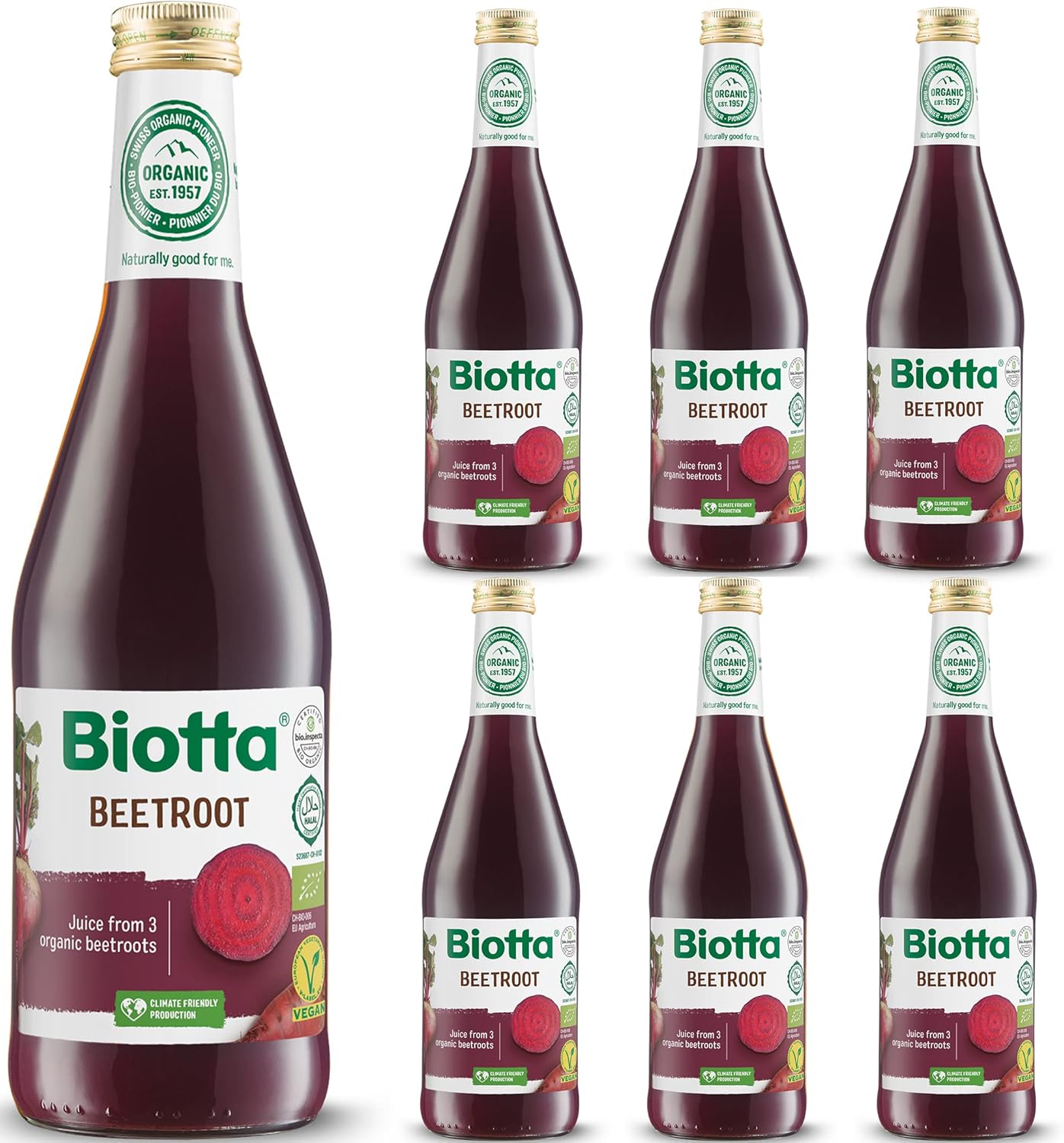 Biotta Beetroot Juice 500ml Pack of 6 Amazon.co.uk Grocery