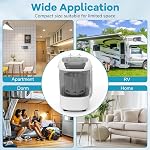 Giantex portatif Mini laveuse, 5.5 lbs Capacité Petit lave-linge compact avec tube de spin & Drainez le tuyau, laveuse semi-automatique pour les dortoirs d'appartement RV Chez soi (Grey)