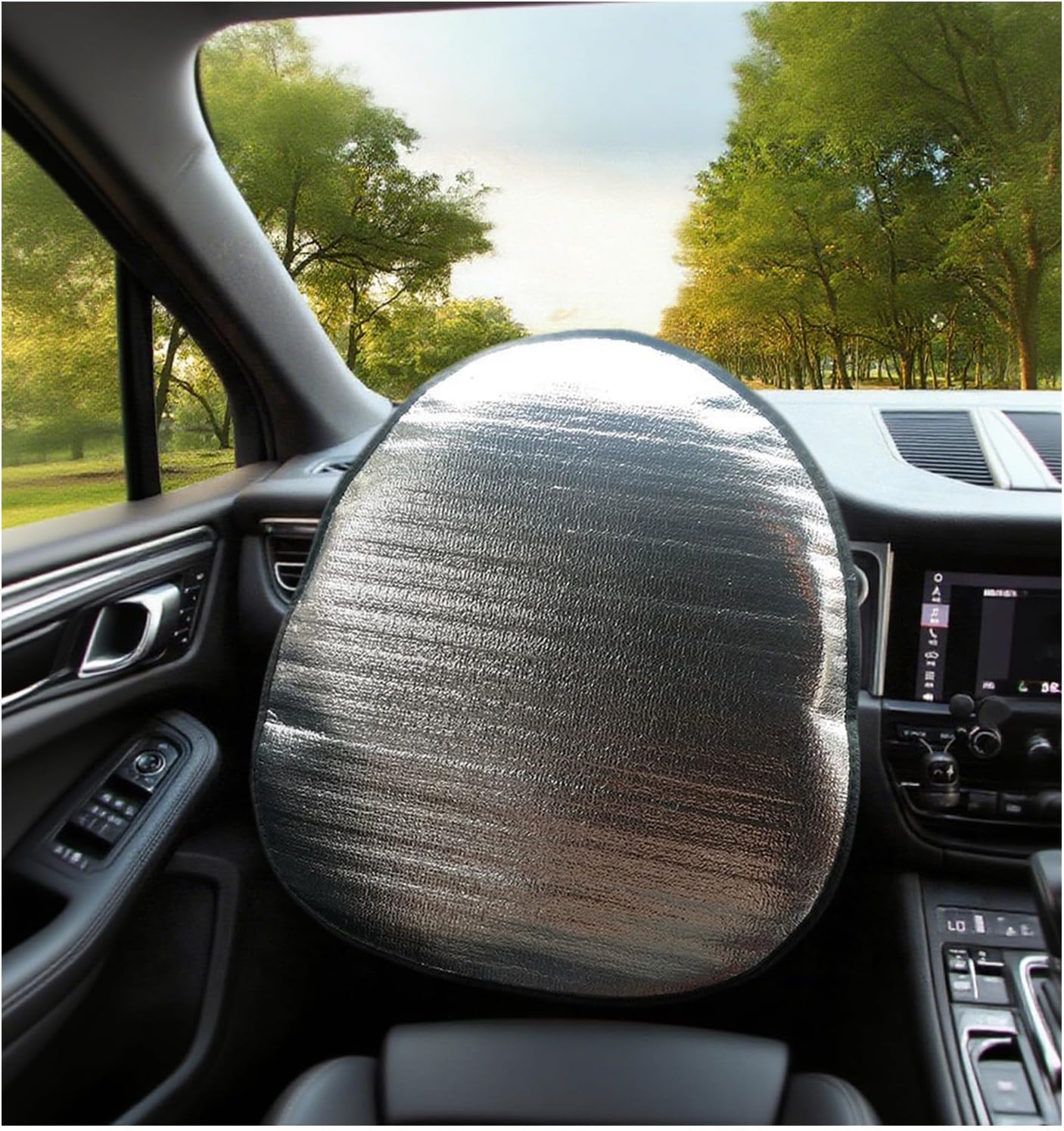 steering wheel sun covers compatible for Lexus GX470 2002-2009,Protects Vehicle's Steering Wheel from Sun Exposure, Ensures Comfortable Driving