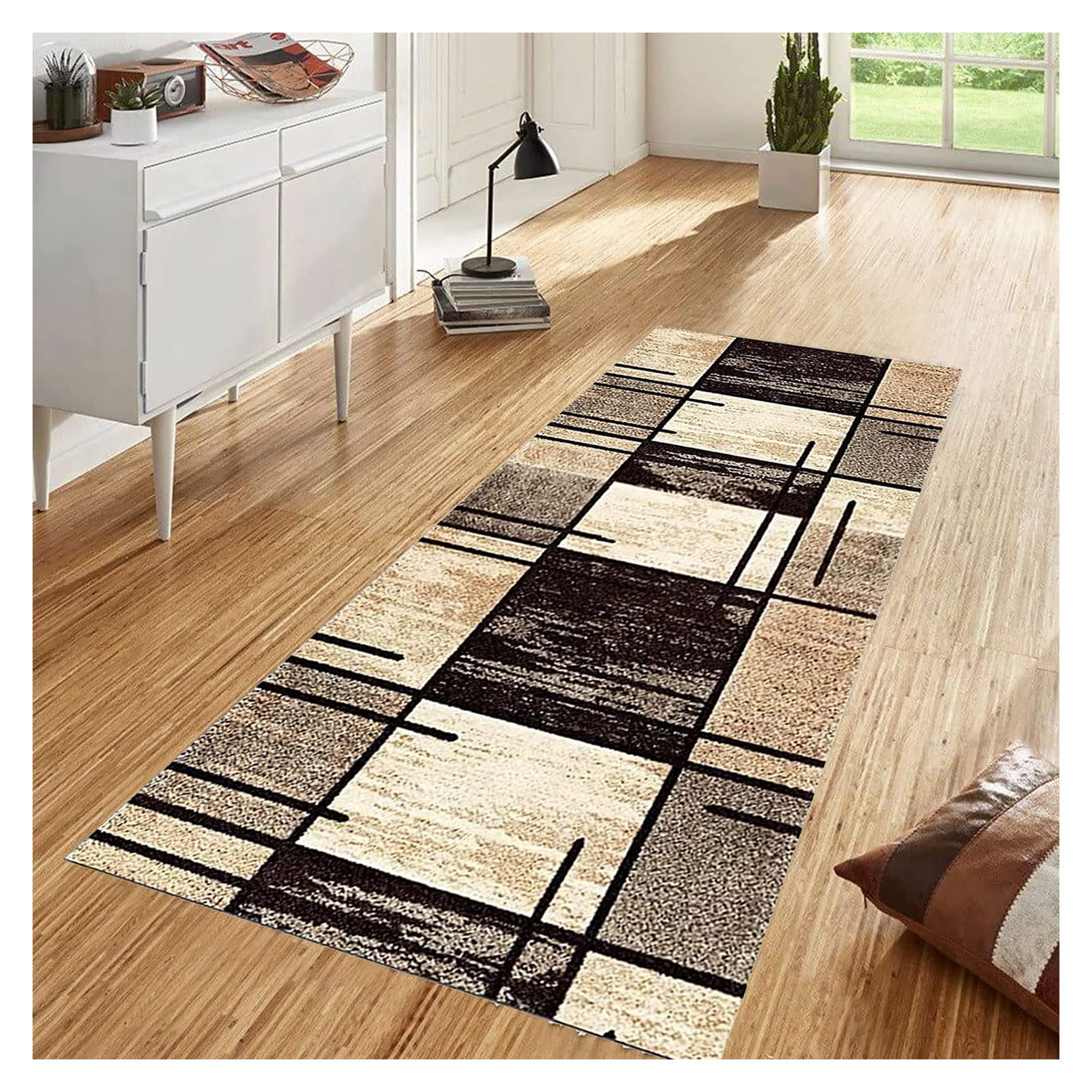 Alfombras de interior decorativas lavables para pasillo y baño moderno