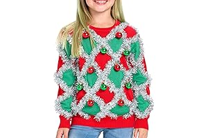 Tacky Christmas Sweater for Kids - Ugly Sweater Girl