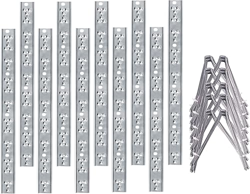 Miniatura 2 de Hausse Paquete de 10 molinetes reflectantes y 10 picos de acero inoxidable para pájaros