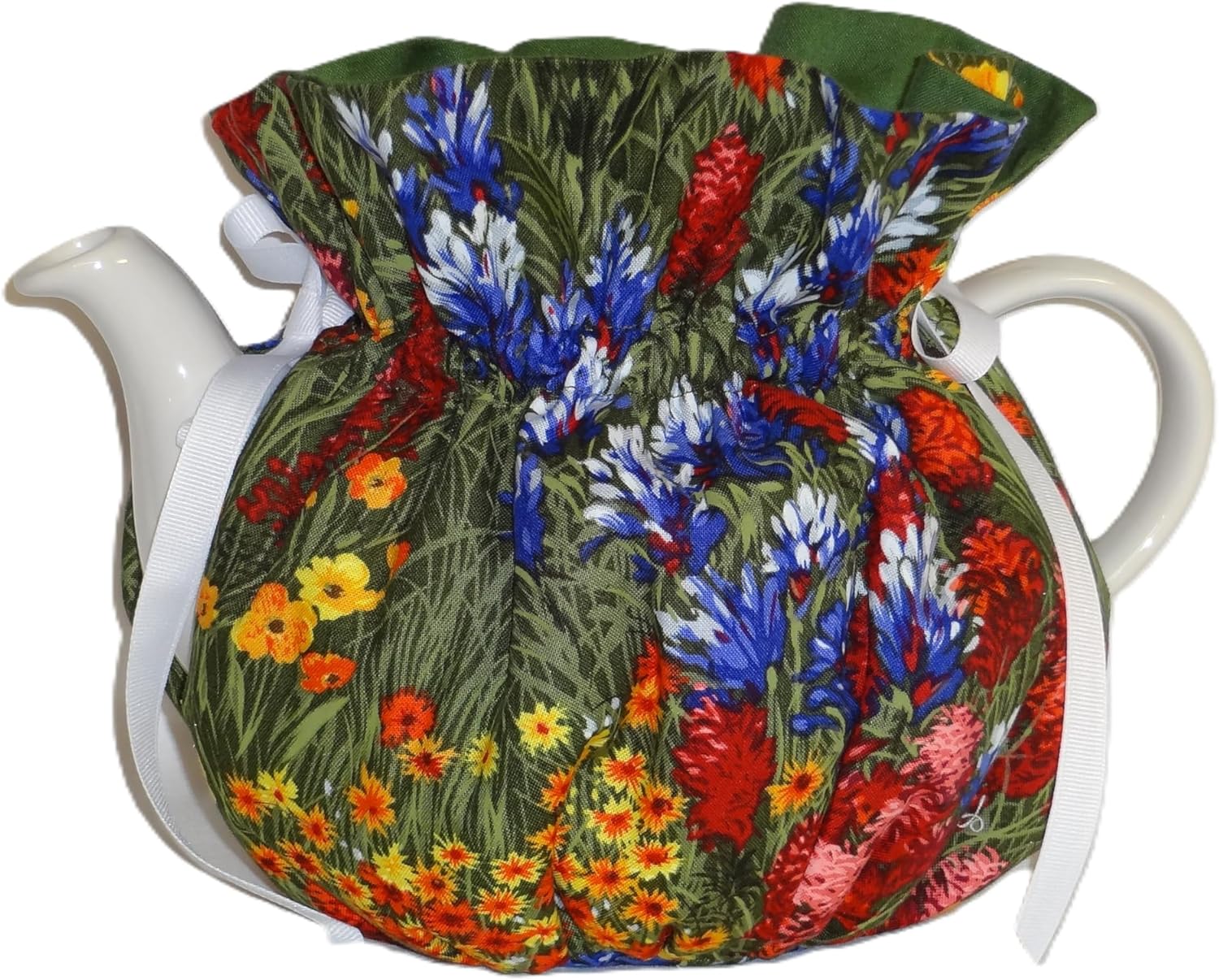 Pretty Field of Flowers Reversible Tea Pot Cozy