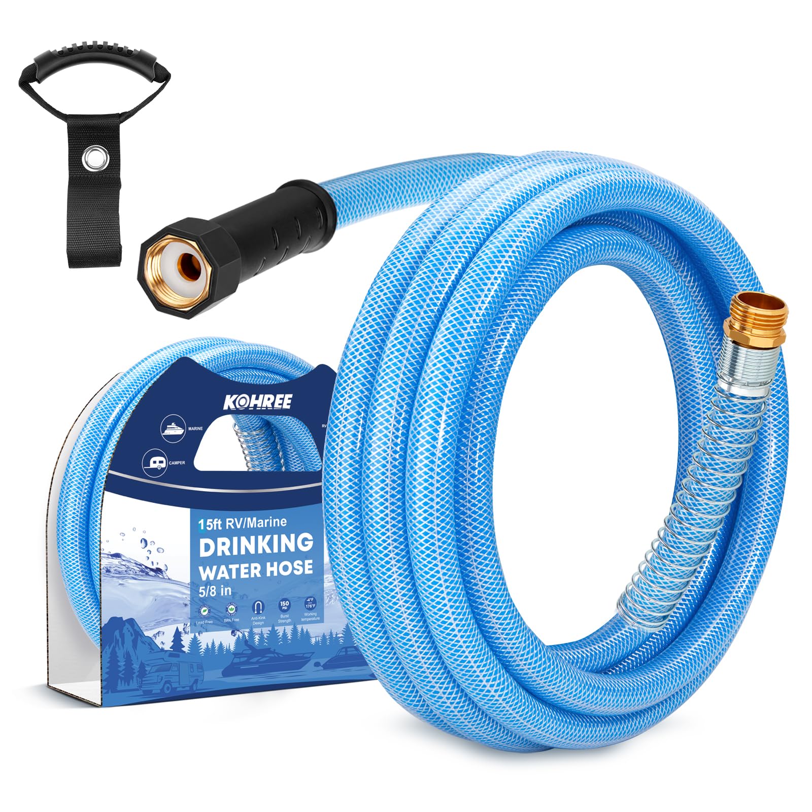 Kohree Upgraded RV Water Hose 15 FT