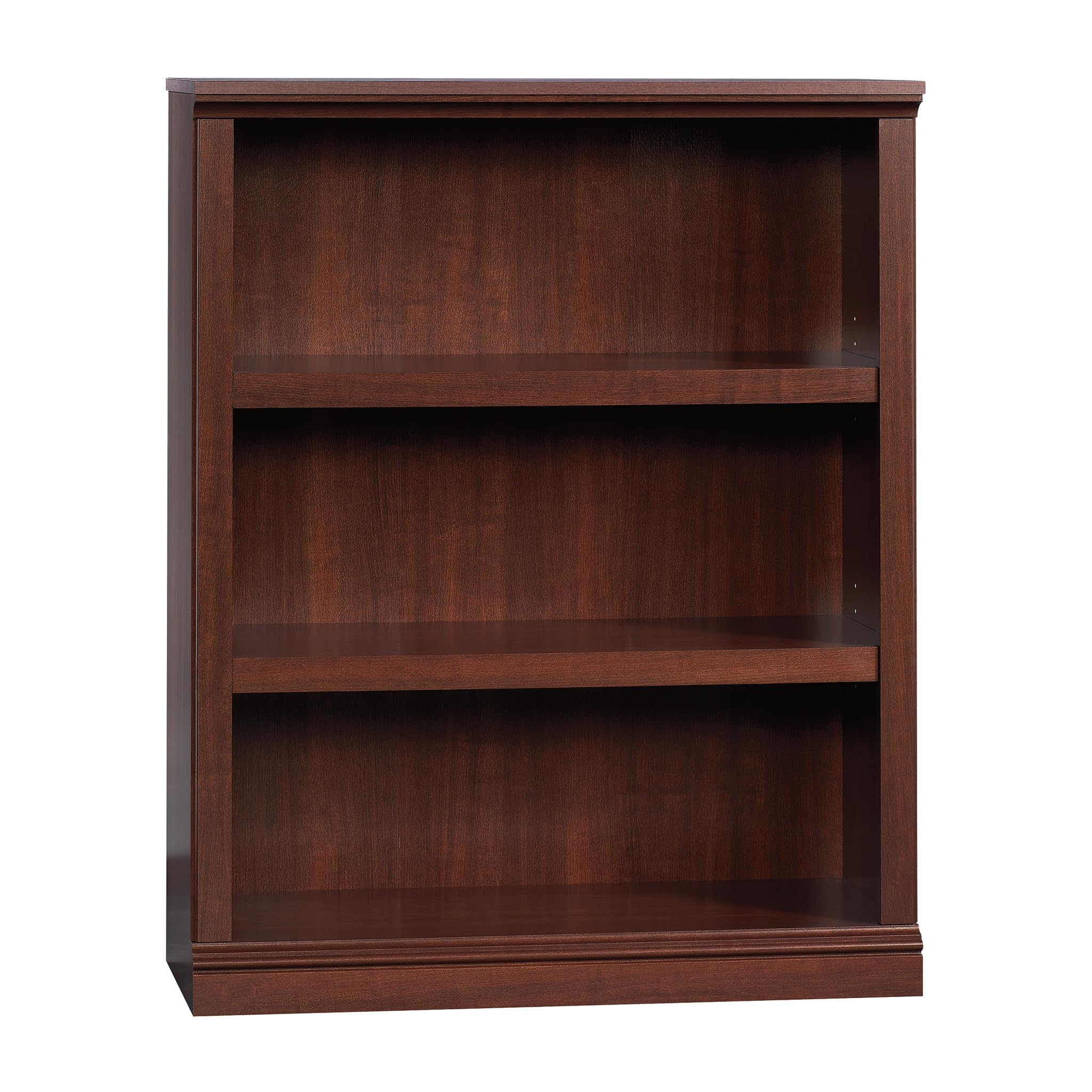Photo 1 of *** CHIPPED EDGES ***Sauder Miscellaneous Storage 3-Shelf Bookcase/ Book shelf, Select Cherry finish