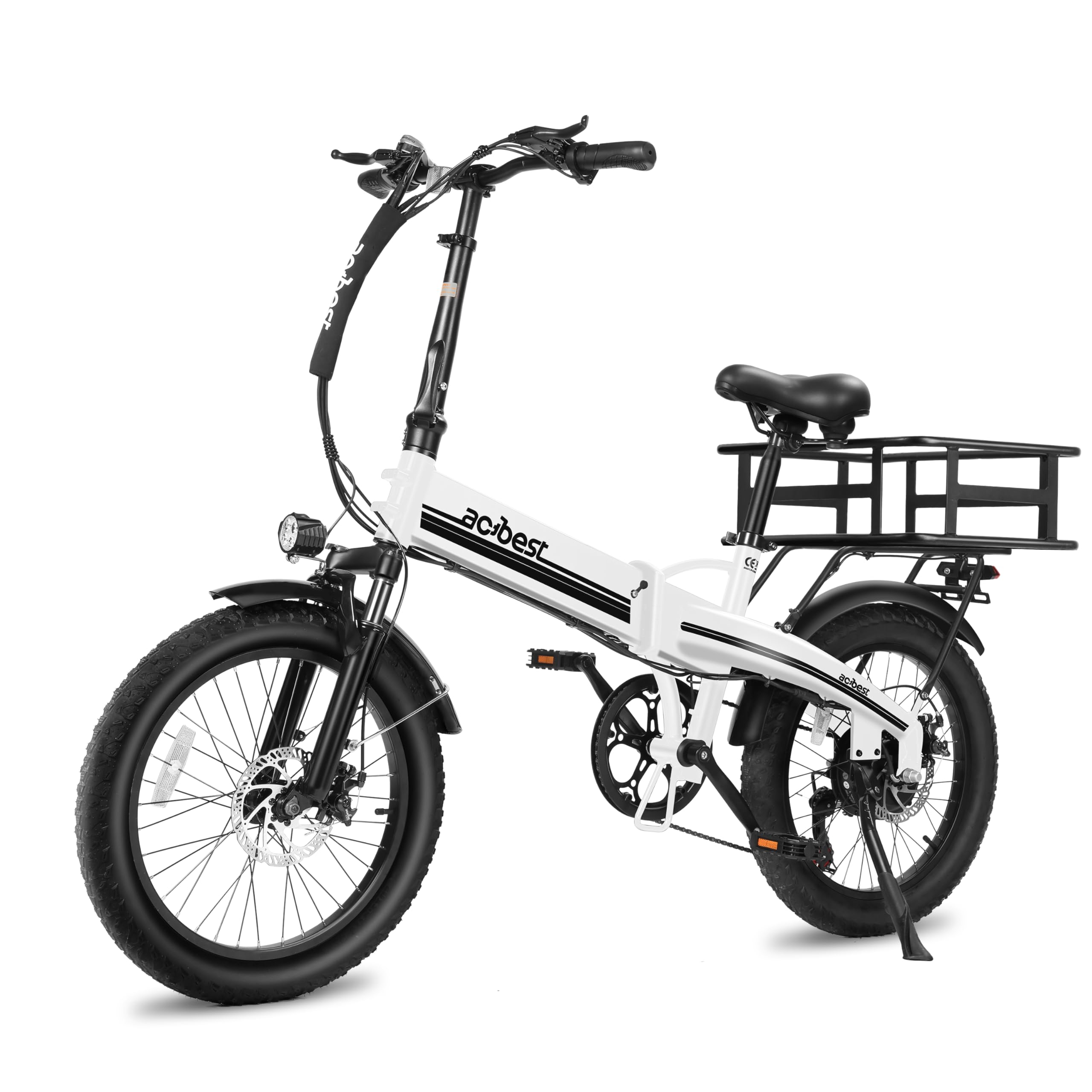 Electric Bike for Adults Peak 1000W,55Miles 28Mph Top Speed, 20" Fat Tire Folding Electric Bicycle, 48V 10.4Ah Removable Battery Ebike with 35 Speed and Front Suspension,Speedy