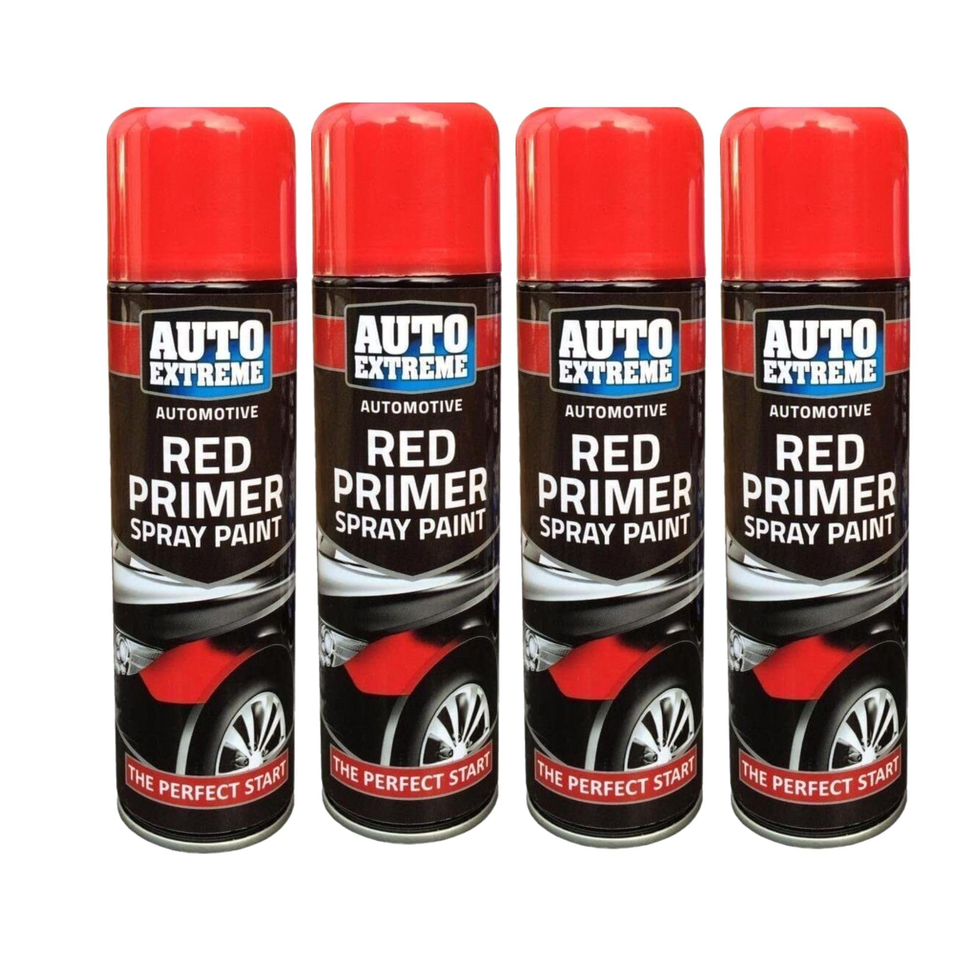 PNJB All Purpose Red Primer Spray Paint, Spray Paint, Perfect Finish, Long Lasting Adhesion, Fast Drying Solution, Interior/Exterior, All Purpose Red Primer 250 Ml (4 Pcs)
