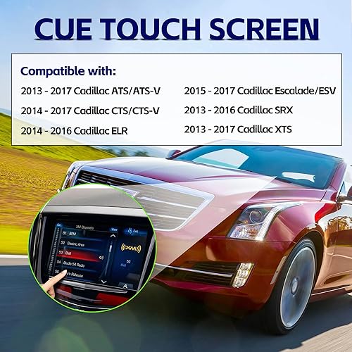 Miniatura 8 de Kixfwpy Pantalla táctil CUE actualizada para Cadillac XTS CTS SRX ATS ESCALADE CUE 2013-2020 más herramientas gratuitas
