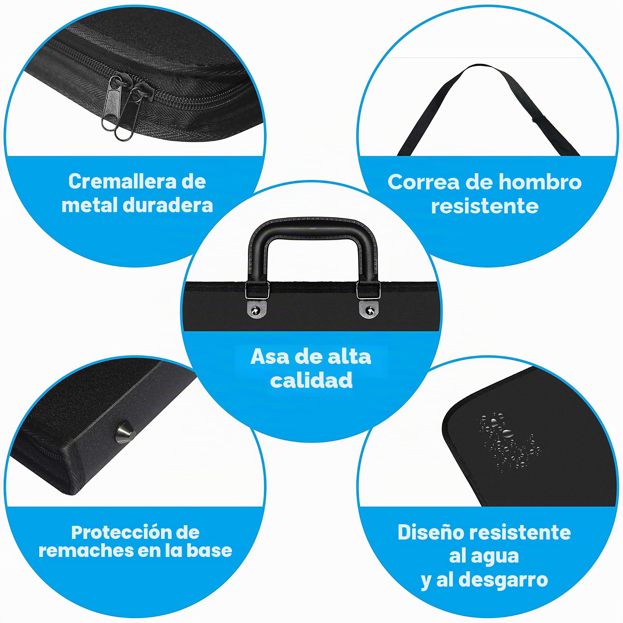Vantasii Black Art - Funda Tipo Cartera