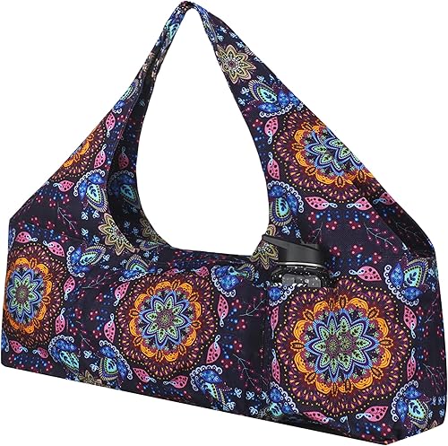 Bolsa grande para esterilla de yoga, bolsas y transportadores de yoga que se adapta a todas las cosas con correa para esterilla de yoga, bolsillos