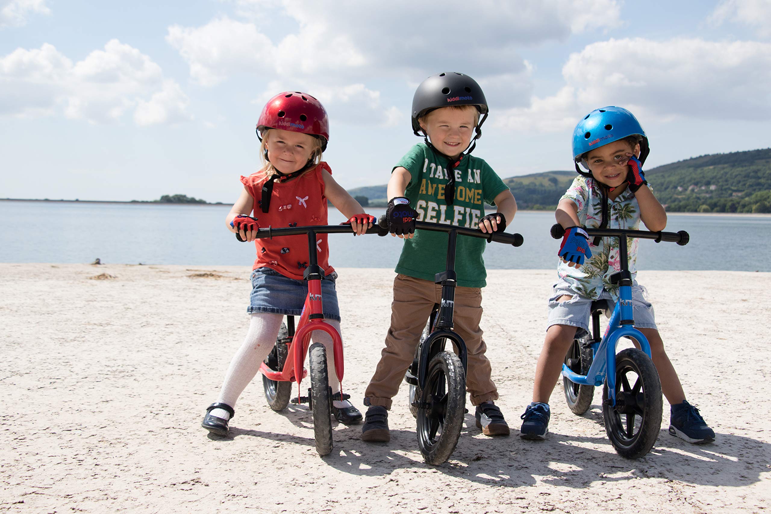 KIDDIMOTO Casque Vélo Enfant VTT BMX Skate Scooter Trotinette Draisienne Tailles Conceptions