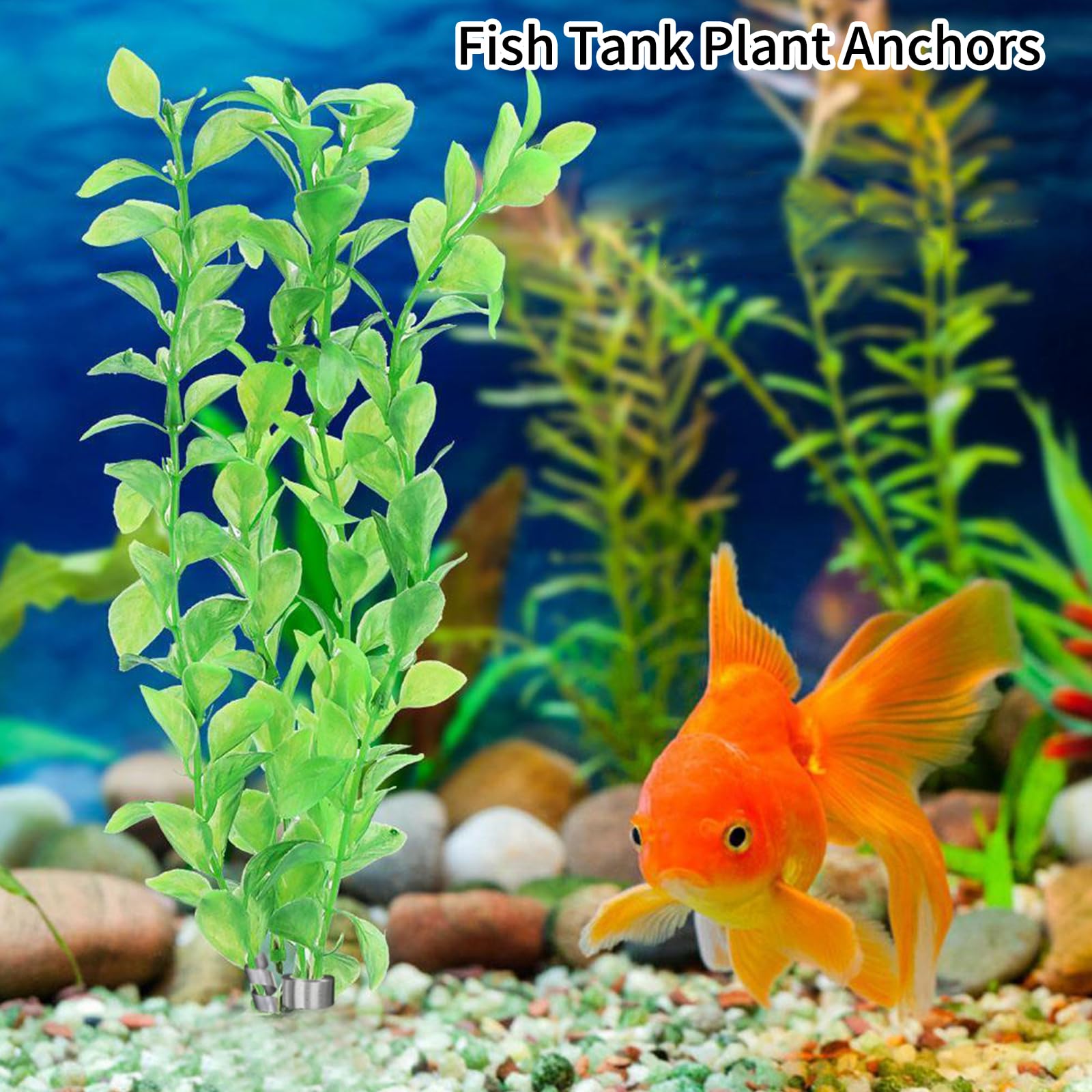 NEUSID Lot de 31 poids pour plantes d'aquarium - En métal flexible - Pour plantes aquatiques - Pour plantes aquatiques - Plantes vivantes dans l'aquarium - Empêche la natation - 13 x 1,5 cm