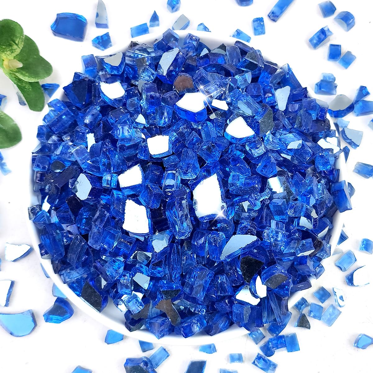 Snapklik.com : Fire Glass For Propane Fire Pit, 1/4 Inch High ...