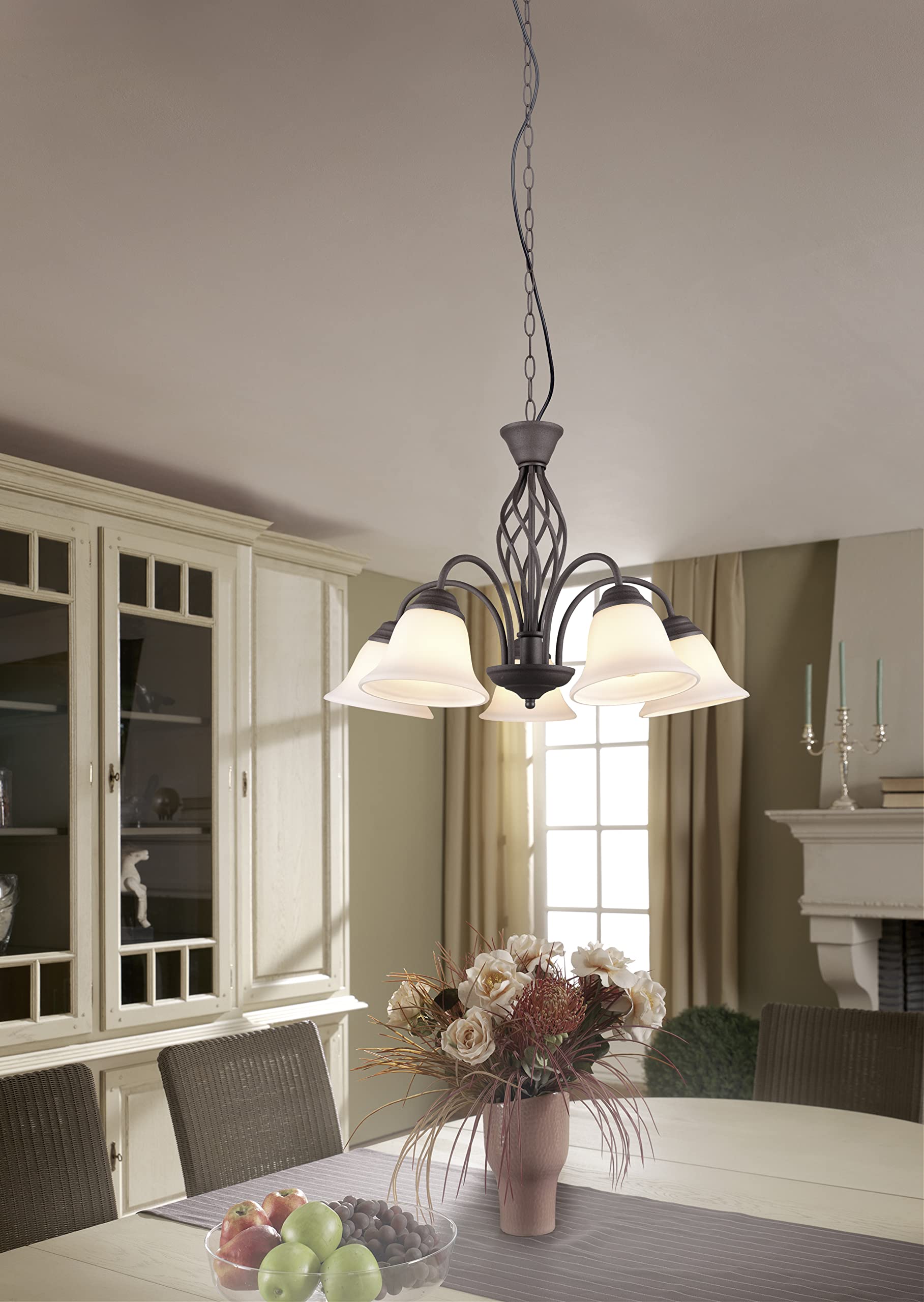 Trio, Lampadario, Rustica 5xE14