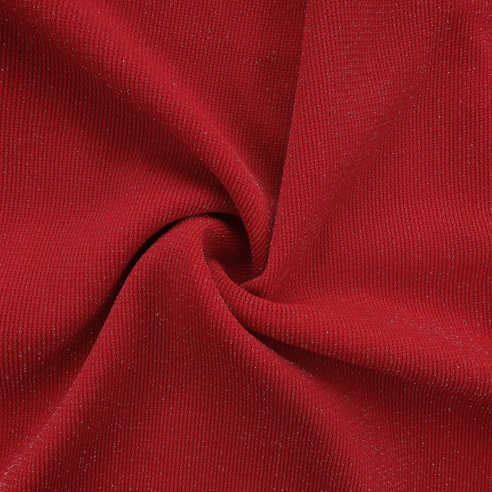 Blusa de lentejuelas para mujer, elegante, manga 3/4, brillante, doble capa, de malla, estilo casual, cuello redondo, plisada, camiseta moderna y elegante, para fiesta, blusa holgada