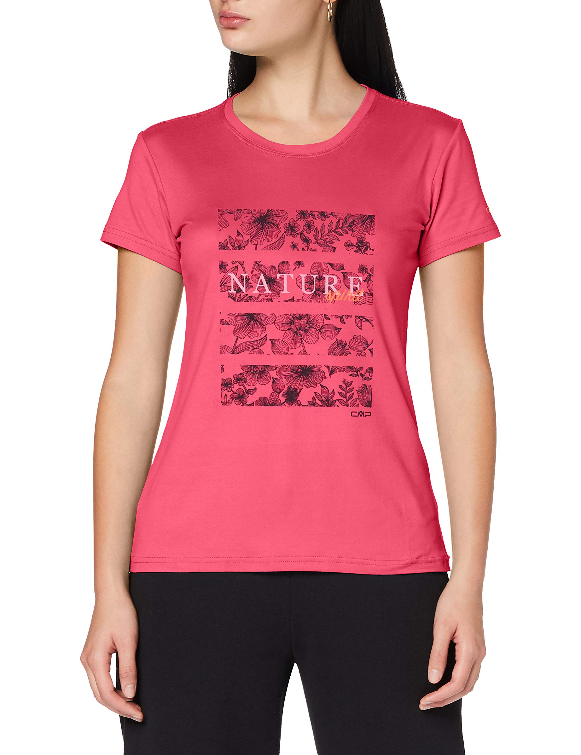 CMP Women's T-shirt Stretch Con Stampa