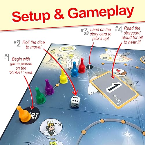 Miniatura 4 de El primer juego de mesa de Navidad, familia divertida, aprende la historia de nacimiento de Jesús, fácil de jugar, educativo, cristiano, no Papá