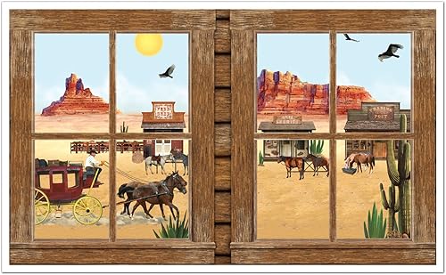 Western Insta-View - Accesorio de fiesta (1 unidad) (1/paquete)