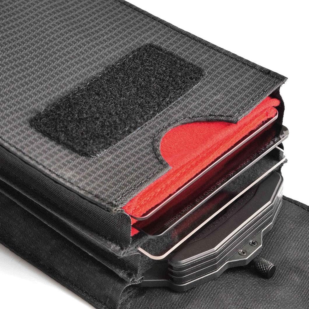 KANI 814357 Filter Case, 3.9 inches (100 mm) Wide, Spare Pad, 3.9 x 5.9 inches (100 x 150 mm), Red, Vertical, Polyester