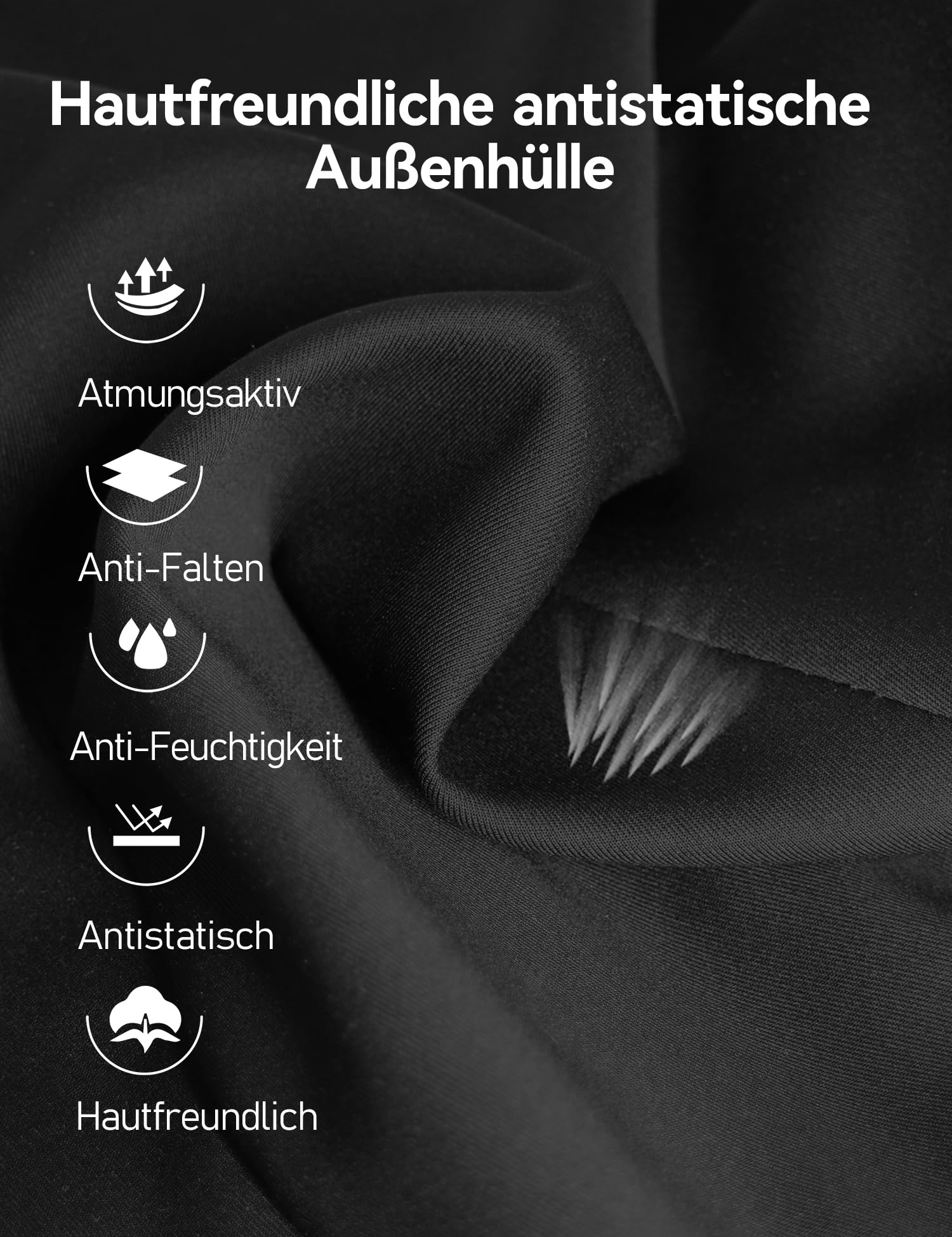 Travel Ease Ergonomisches RückenKissen aus Memory Foam, Lendenkissen für Bürostuhl, Schreibtischstuhl, mit Antistatischem, hautfreundlichem Bezug und für eine Bequeme Sitzhaltung (Schwarz)