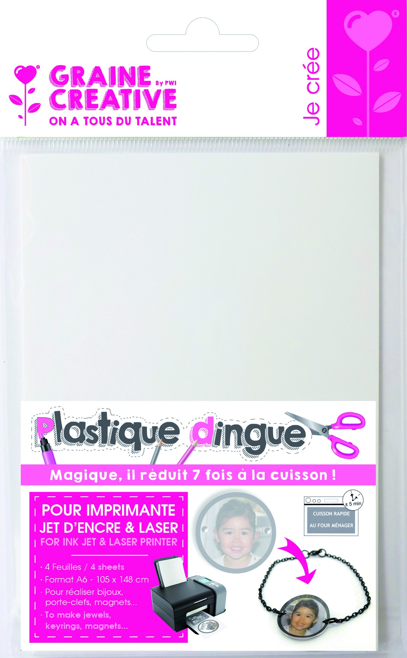 Youdoit Crazy Plastic 4 Sheets Printable A6