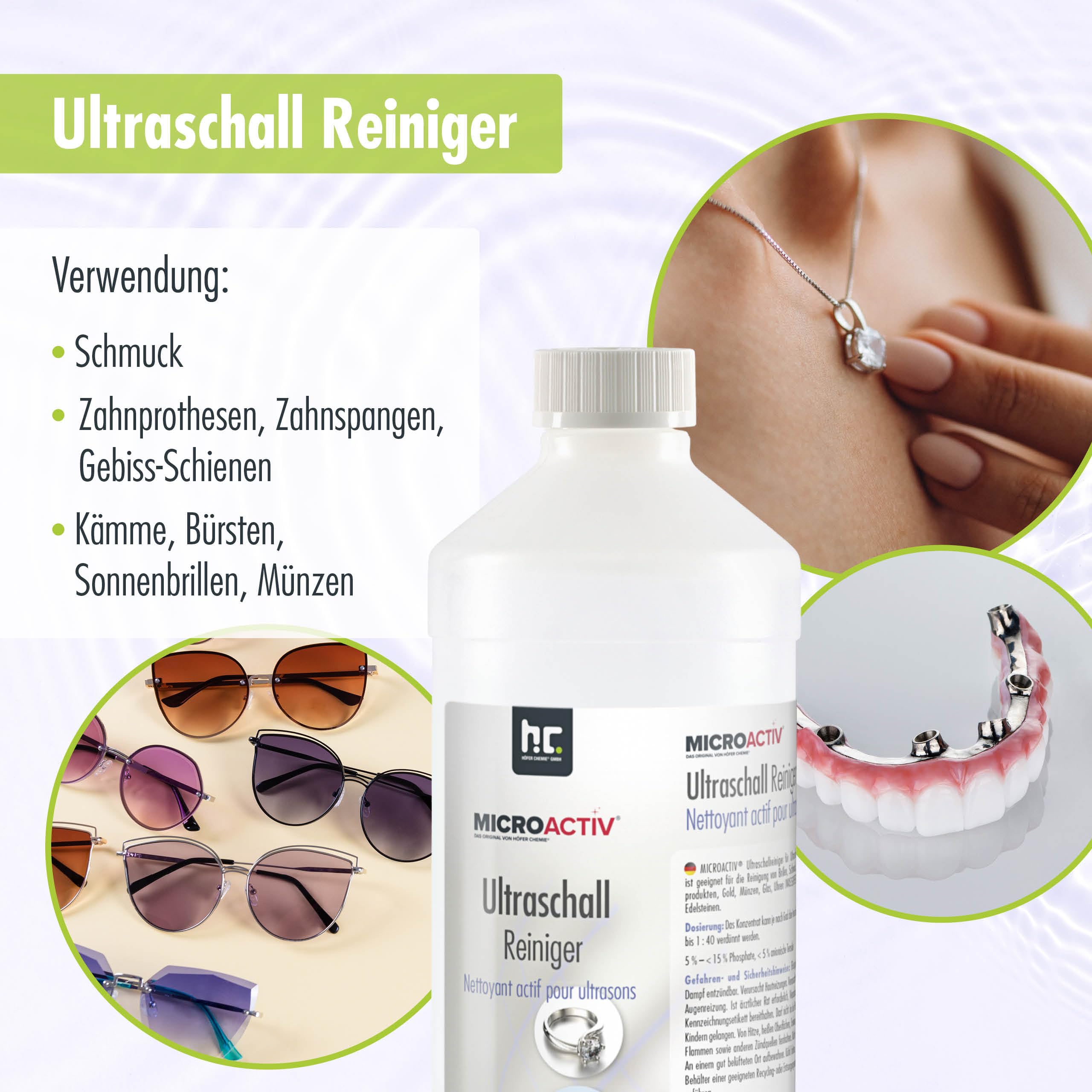 Microactiv 15 x 1 L Ultraschallreiniger