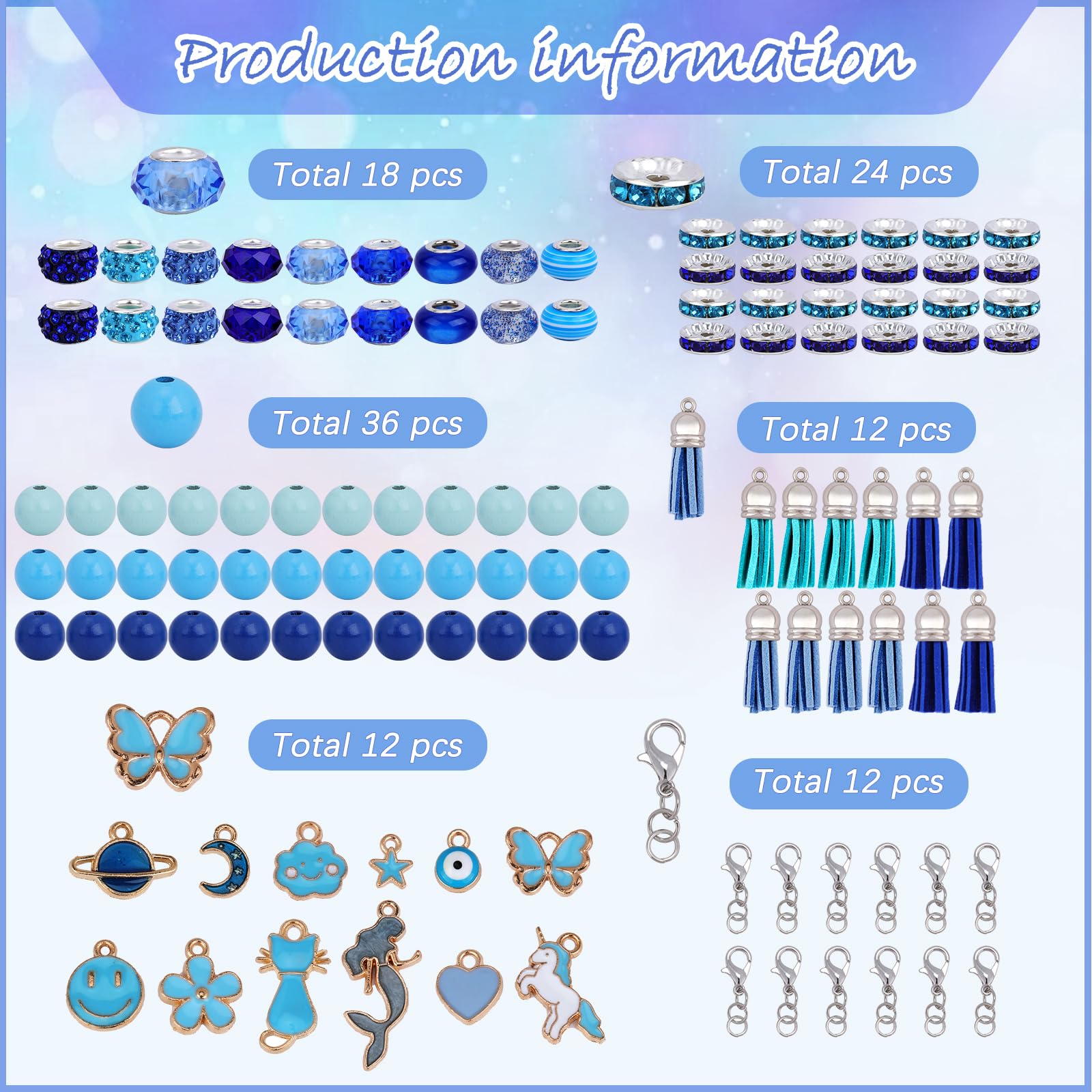 12 Stylos à Billes Avec Perles - Kit DIY Décoratif | Pour Bureau, École, Cadeaux Créatifs - 9