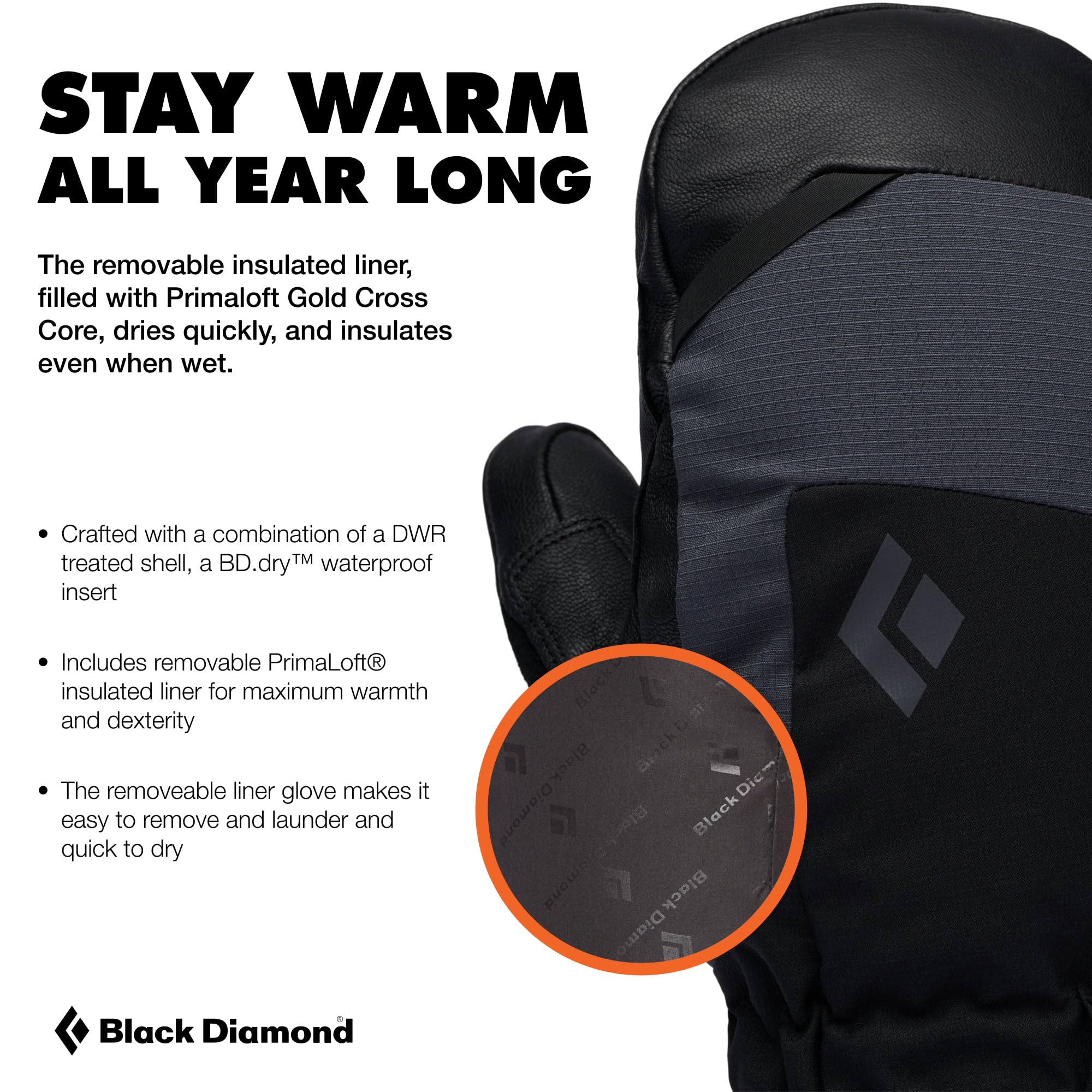 Black Diamond Mercury Mitts - Rękawiczki damskie