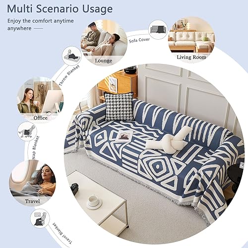 Miniatura 4 de FenDie Chic - Juego de funda de edredón y funda de almohada para adolescentes, de algodón suave, moderno, reversible, ligero, con cremallera