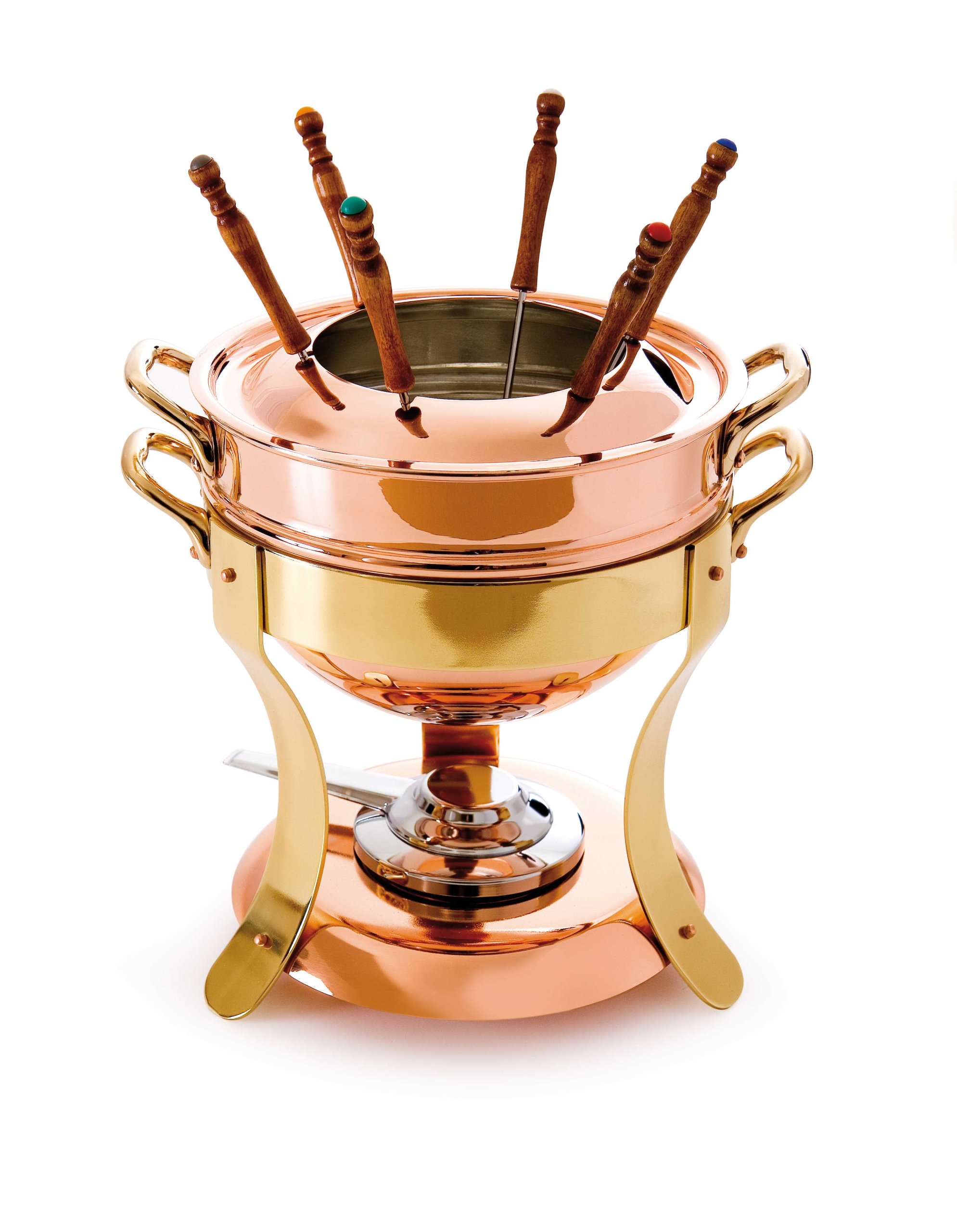Amazon.com: Mauviel M'TRADITION Copper Fondue Set : Home & Kitchen