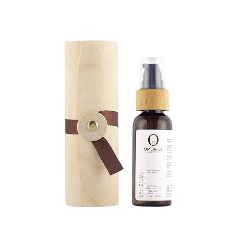Miniatura 5 de Omorfee - Crema de ojos con cafeína regenerativa 100% orgánica, suero de ojos para ojeras, hinchazón, bolsas debajo de los ojos, crema iluminadora