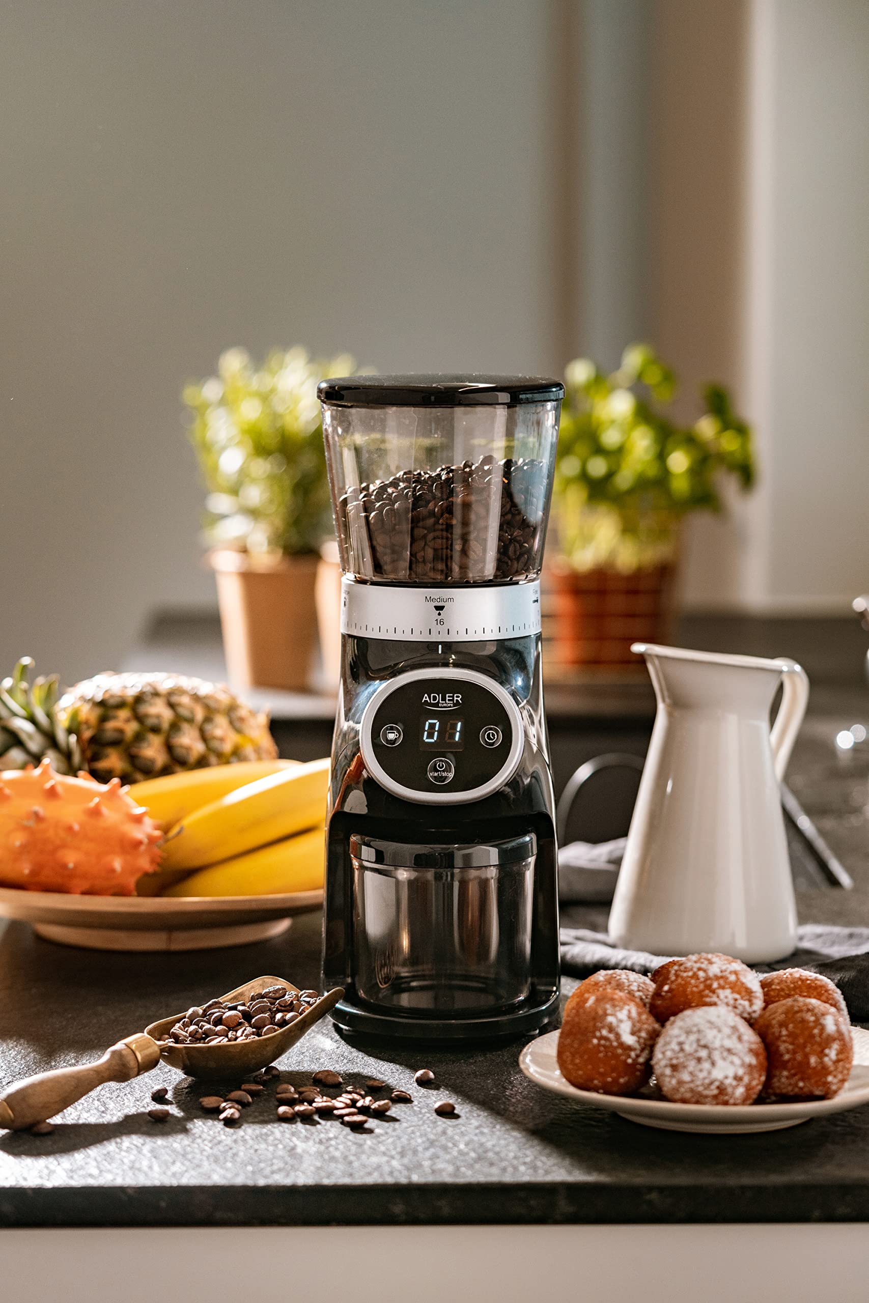 Adler AD 4450 Burr Coffee Grinder 300 W Electric Cone Grinder Grinder