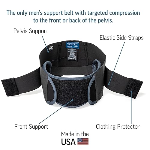 Miniatura 2 de OPTP Diane Lee - Cinturón de apoyo pélvico para hombre - Cinturón sacroilíaco SI para articulaciones - Cinturones SI de compresión extra fuertes