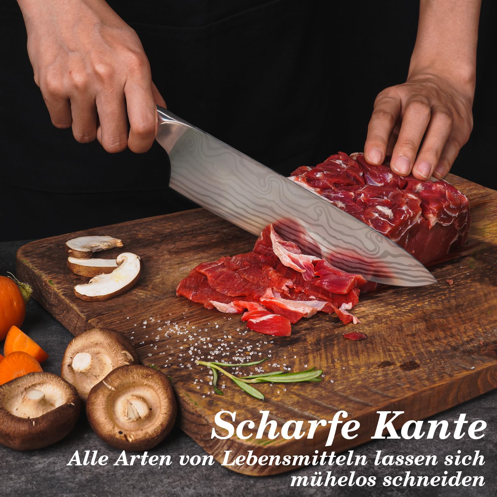 Grogife Set of 2 Eierförmiger Rainbow Thermobecher + D2 Küchenmesser, Geschenk für Männer