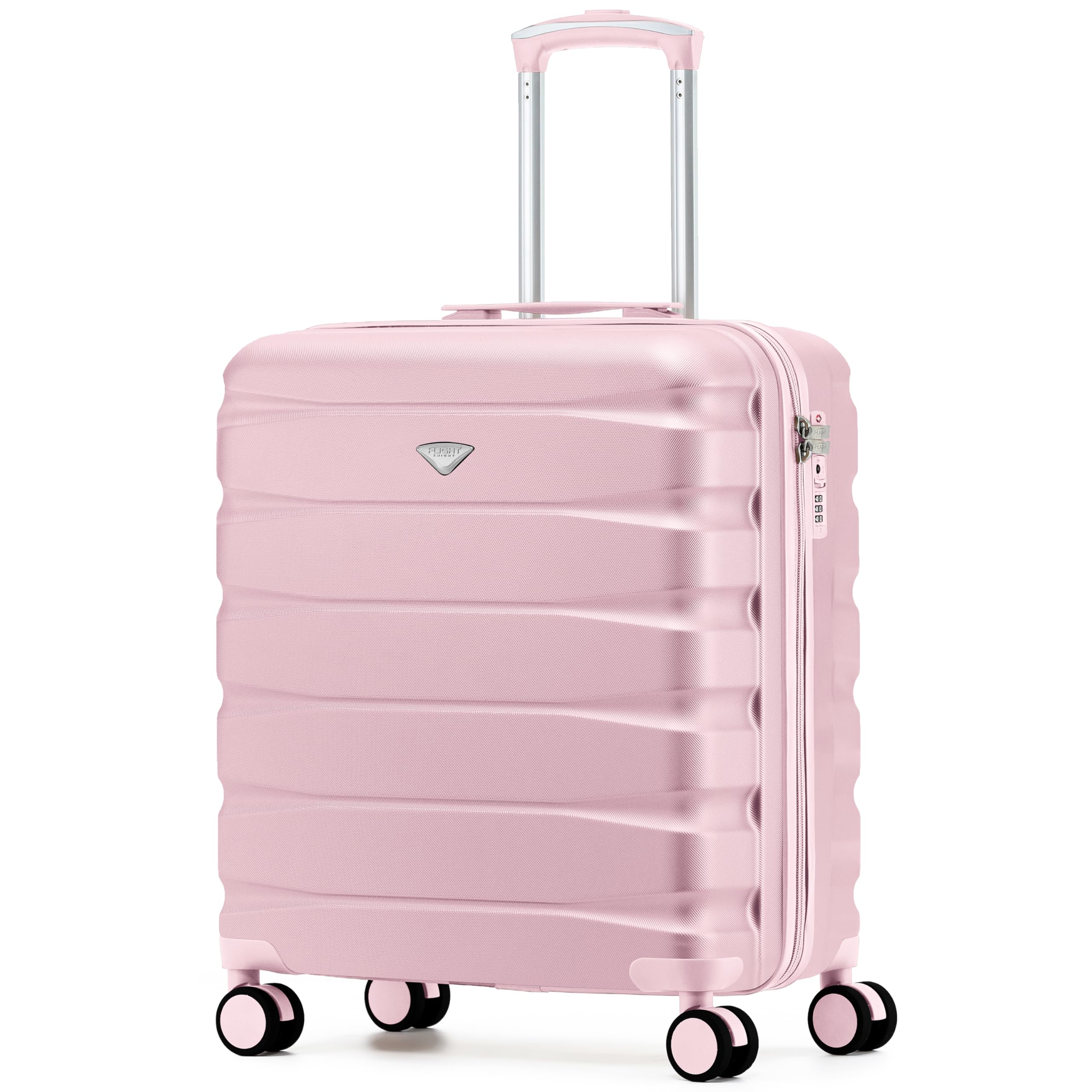 Flight Knight Underseat Cabin Suitcase 45x36x20cm | Free Hand Luggage for EasyJet & Wizz Air | Lightweight ABS Hard Shell with 8 Silent-Glide Spinner Wheels | Max Space Travel Bag — view 193