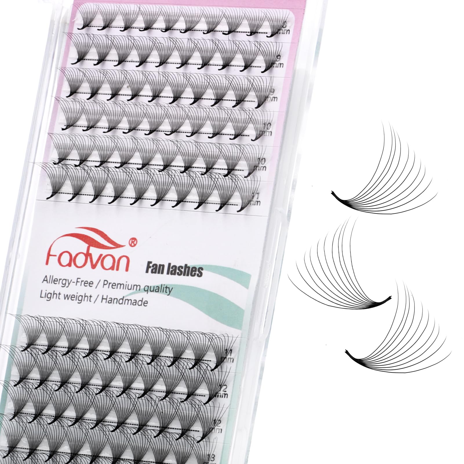 FADVAN DIY Eyelash Extension Set Eyelash Cluster, Eyelash Glue and Protector for Single Eyelash, Applicator Tool,Remover, DIY Eyelash Extensions Kit
