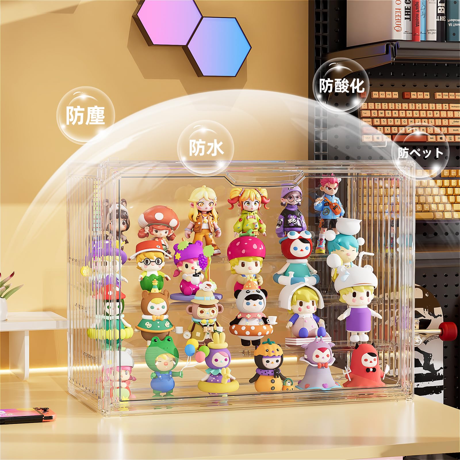 Amazon.co.jp: JOYZAN フィギュアケース アクリル コレクションケース