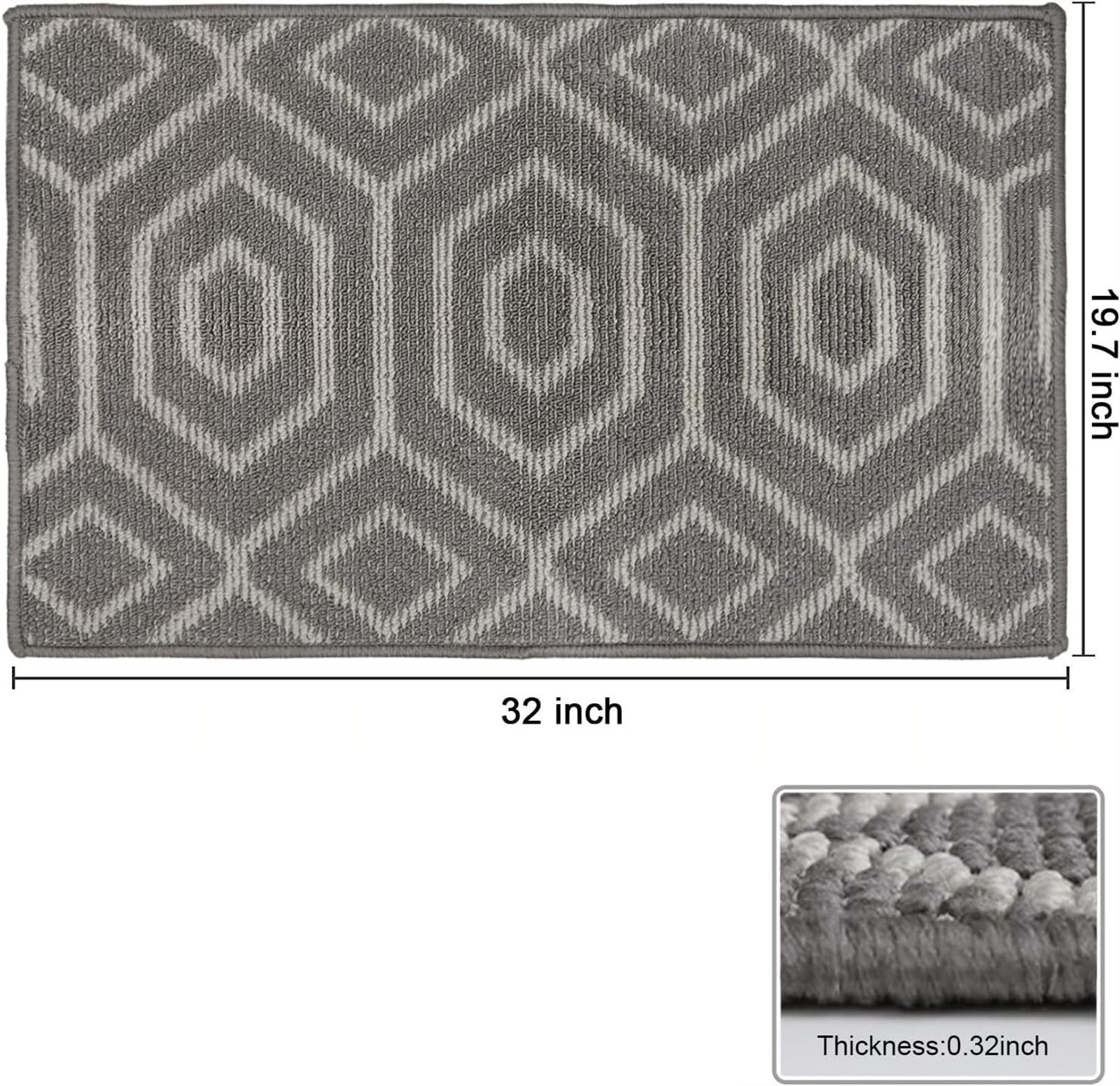Paillasson Tapis De Porte D'entrée en Caoutchouc Naturel Durable, D'intérieur Et D'extérieur pour Grattoir À Chaussures pour L'entrée