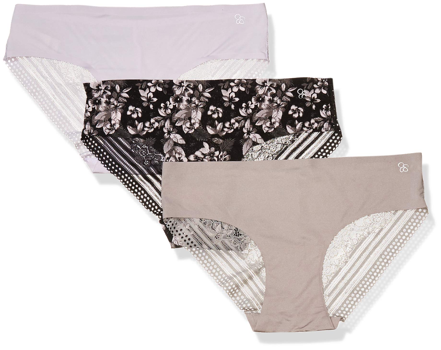 Jessica Simpson Women's Seamless No Show Hipster Panties Underwear Multi-pack